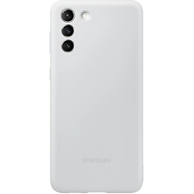 Samsung Оригинален гръб Samsung Silicone Cover за Galaxy S21 Plus - Светло сив, EF-PG996TJE