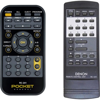GENERAL Denon rc-241 - дистанционно управление дубликат (rc-241)