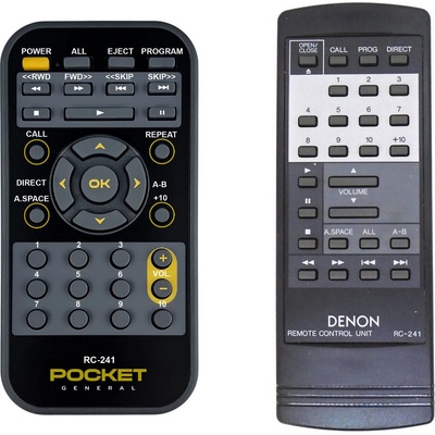 GENERAL Denon rc-241 - дистанционно управление дубликат (rc-241)