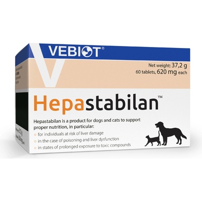 Hepastabilan pro psy a kočky 60 tbl Vebiot
