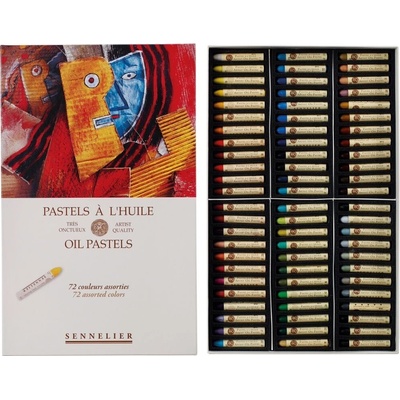 Sennelier Sada olejových pastelů Universal 72 ks – Zboží Dáma