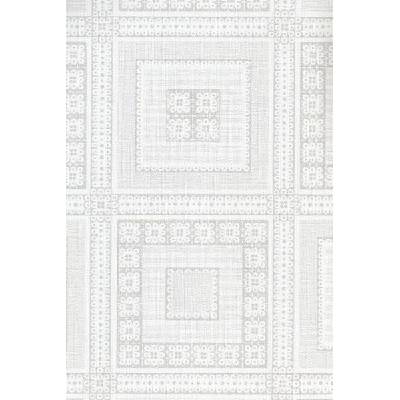 Obrus PVC 3670071 štvorčeky biele metráž, 20 m x 140 cm, IMPOL TRADE