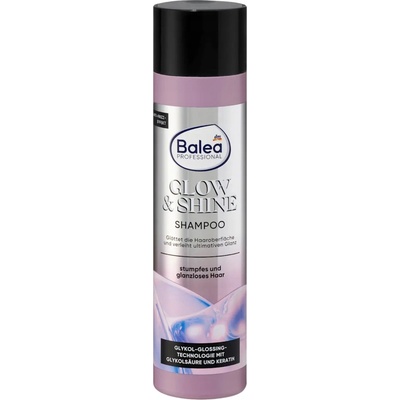 Balea Šampón Glow & Shine vyhladzuje vlasy a zabraňuje ich krepovateniu 250 ml