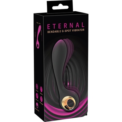 Eternal bendable G-spot vibrator black