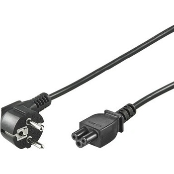 PremiumCord Kabel síťový 230V k notebooku 3m, trojlístek "Mickey Mouse" kpspt3