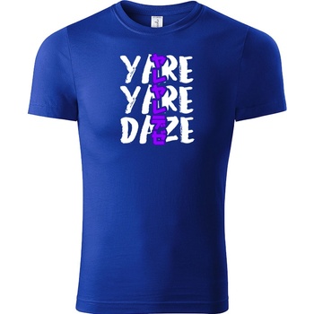 JoJo's Bizarre Adventure tričko Yare Yare Daze modrá