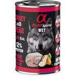 Alpha Spirit Dog Wet Turkey & Pear 400 г