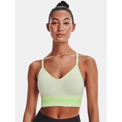 Under Armour Дамски сутиен Under Armour UA Seamless Low Long Htr Bra Under Armour | Zelen | ЖЕНИ | M