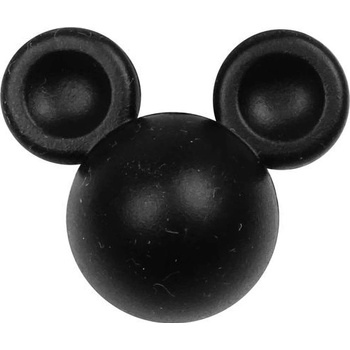Ideal Mickey čierna silikónová korálka 32 x 19 mm 13487