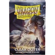 Dragon Shield Standard size Outer Sleeves Matte Clear obaly 100 ks