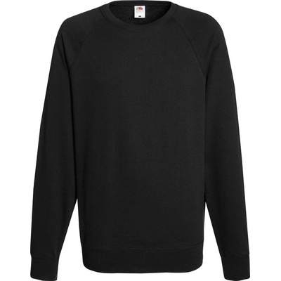 Fruit of the Loom COTT | FOL | Лек суитшърт Raglan, черен, XL (16213800204)