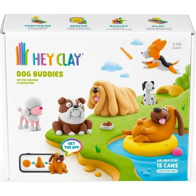 HEY CLAY Kreativní sada Psi
