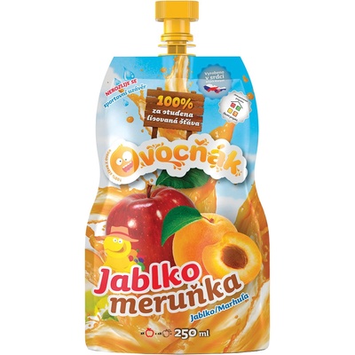 Ovocňák Ovocný mošt jablko meruňka 250 ml – Zboží Mobilmania