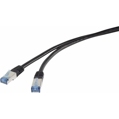 Renkforce RF-4673696 RJ45 CAT 6A S/FTP 20m černý