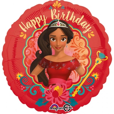 Amscan Balonek fóliový Elena z Avaloru Happy Birthday 43 cm