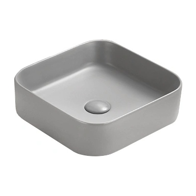 Mexen Vena мивка за плот 37 x 37 cm, светло сиво мат - 22193761 (22193761)