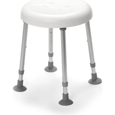 Drive Medical Sprchová stolička Delphi Plus - s jedním hygienickým otvorem / bílá