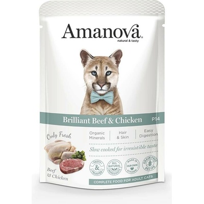 Amanova Cat Beef Chicken GF 85 g