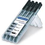STAEDTLER Комплект маркери Staedtler Lumocolor OHP SFMB, 4 бр (21214-А)