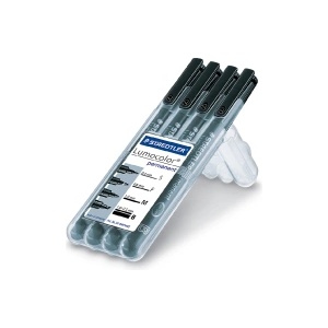 STAEDTLER Комплект маркери Staedtler Lumocolor OHP SFMB, 4 бр (21214-А)