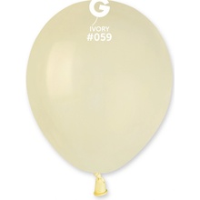 Svet balonku Balónik pastelový slonová kosť 13 cm