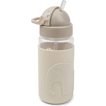 Done by Deer Бутилка Easy Grip Elphee със сламка 350 мл пясъчен цвят (1039449)