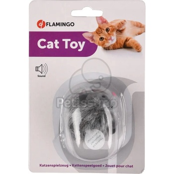 Flamingo Mouse with sound 7 cm