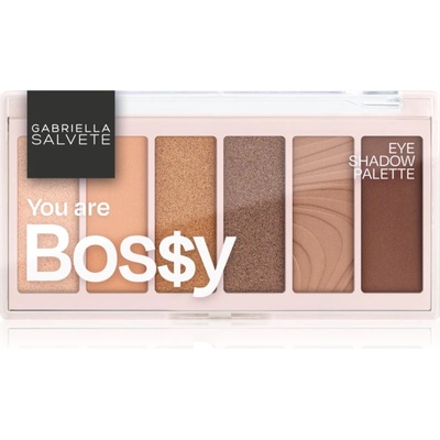 Gabriella Salvete Eyeshadow 6 Shades Palette палитра от сенки за очи цвят You are Bos$y 12 гр