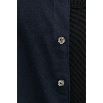 Zadig&Voltaire Риза zadig&voltaire мъжка в тъмносиньо със свободна кройка с класическа яка wmsh00292 (wmsh00292)