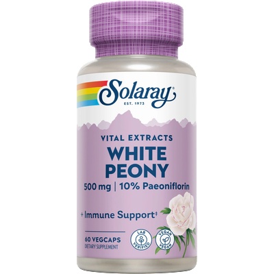 SOLARAY Екстракт от корен на бял божур - 60 вег. капсули