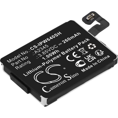 Cameron Sino Батерия за Apple Watch Series 6 40mm, 260 mAh, Li-Pol (CS-IPW640SH)