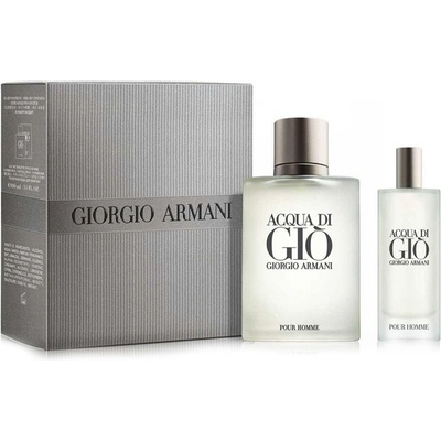 Giorgio Armani Armani Acqua Di Gio Комплект (EDT 100ml + EDT 15ml) за Мъже