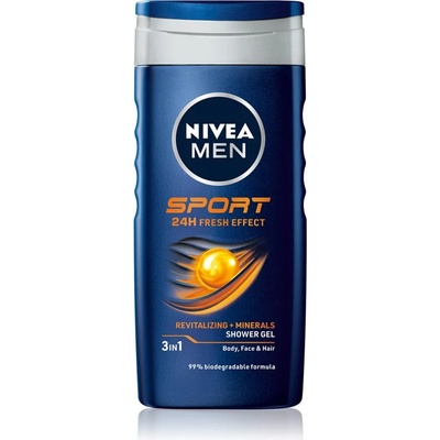 Nivea Men Sport душ гел с минерали за мъже 250ml