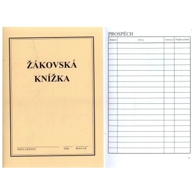 Žákovská knížka béžová