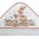 Bambino Casa Хавлия с качулка Bambino Casa - Bianco Rose Rabbit Bicycle, 100 х 100 cm (39011)