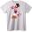 NOONEBRAND Тениска Daisy Duck Сърца - S, White