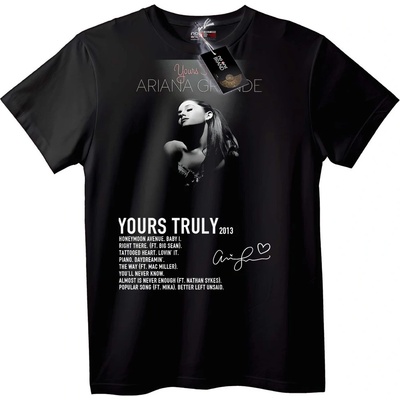 NOONEBRAND Тениска Ariana Grande Yours Truly 2013 - 5XL, Black