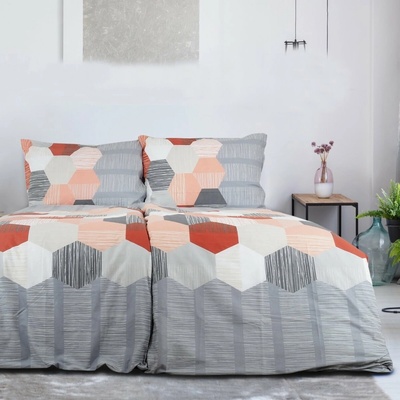 B.E.S. Petrovice krep obliečky Top Class Honey Comb 140x200 70x90