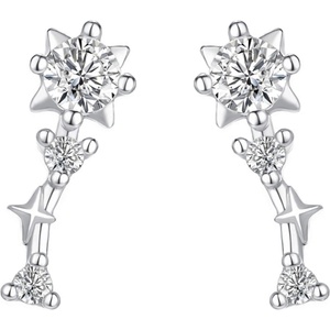 Silenti Jewelry Сребърни обеци "Съзвездие Риби