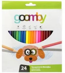 Goomby Цветни моливи 24 цвята