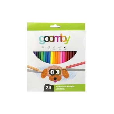 Goomby Цветни моливи 24 цвята