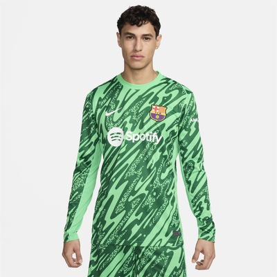Nike Вратарско горнище Nike Barcelona Home Goalkeeper Shirt 2024 2025 Adults - Green