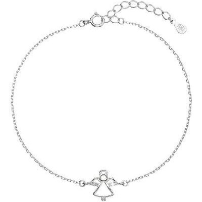 Pavona stříbrný náramek andělíček se zirkony 13028.1