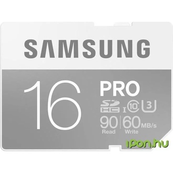 Samsung PRO SDHC 16GB Class 10 U3 MB-SG16E/EU