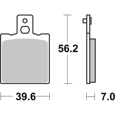 SBS Brzdové doštičky 519HF