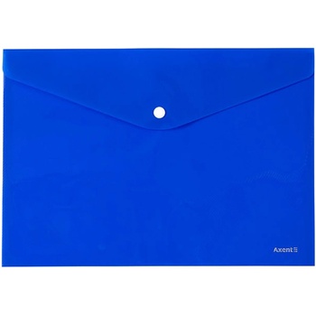 Папка джоб с копче Axent de Luxe А4+ Син (1303078-06-1412-22)