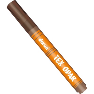 Darwi Tex Fabric Opak Marker Маркер за текстил Dark Brown 6 ml 1 бр (DA0160013805C)