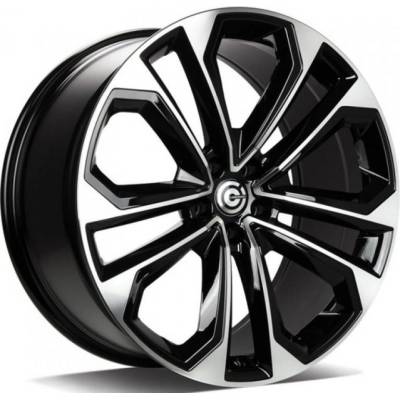 CARBONADO Tower 9,5x21 5x112 ET31 black front polished