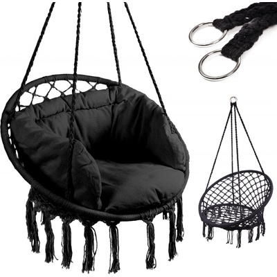 RelaxPRO 0367-1 s poduškou 80 cm do 150 kg černá