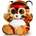 Keel Toys Плюшена играчка Keel Toys Animotsu - Тигърче, 15 cm (SF0444)